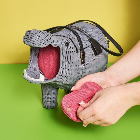 ISO Hippolyta the Hippo Bag | Wicker Darling - Picture 2 of 3